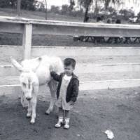 Nick with Burro