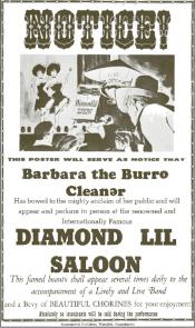 Diamond Lil Saloon Poster